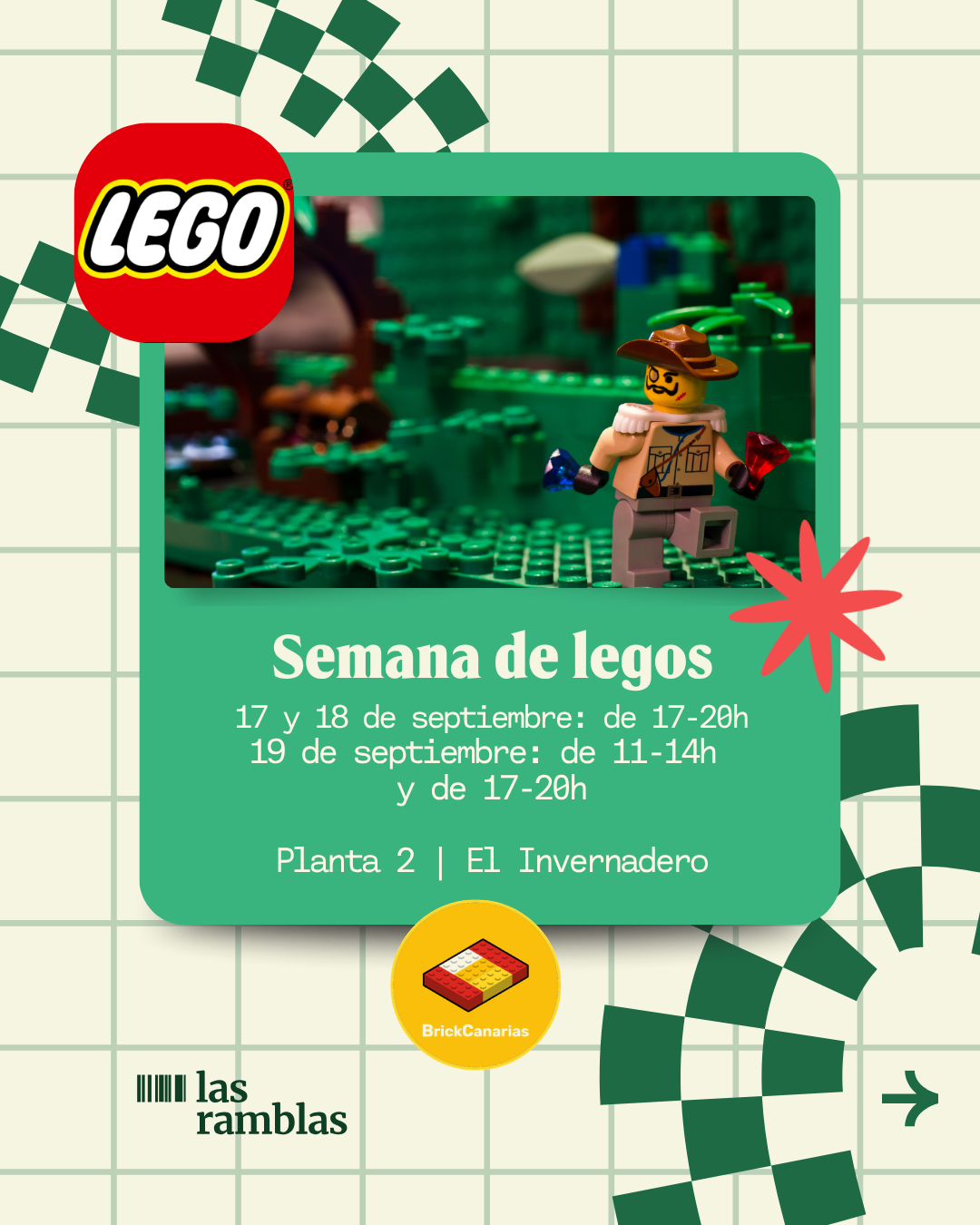 Semana de LEGO en Las Ramblas Centro con BrickCanarias